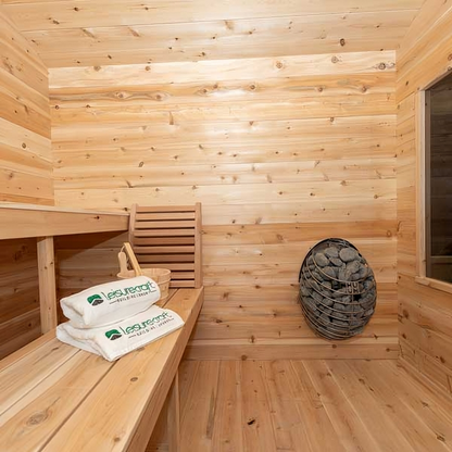 Georgian Cabin Sauna with Porch